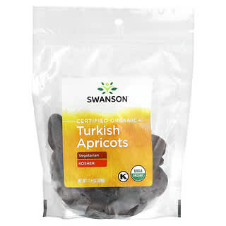 Swanson, Certified Organic Turkish Apricots , 11.5 oz (326 g)