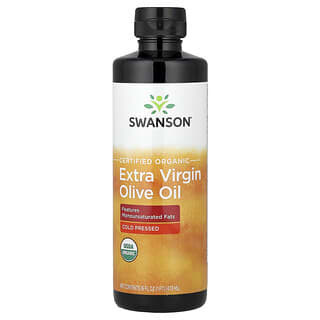 Swanson, Óleo de Oliva Extra Virgem Orgânico Certificado, 473 ml (16 fl oz)