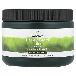 Swanson, Organic Barley Grass Juice Powder, 3.17 oz (90 g)