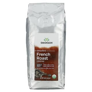 Swanson, Органический кофе французской обжарки, цельные зерна, темная обжарка, 454 г (16 унций)