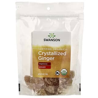 Swanson, 認定オーガニック クリスタライズドジンジャー、170g（6オンス）