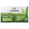 Swanson Vitamins, 100% 유기농 녹차, 티백 20개, 40g(1.4oz)