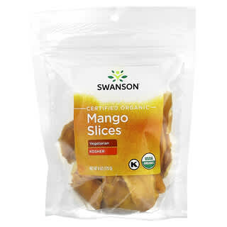 Swanson, Rodajas de mango orgánico certificado`` 170 g (6 oz)