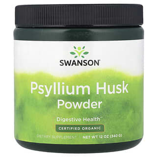 Swanson, Cáscara de psilio en polvo, 340 g (12 oz)