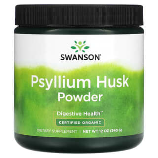 Swanson, Sproszkowana łuska psyllium, 340 g