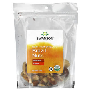 Swanson, Nueces de Brasil orgánicas`` 170 g (6 oz)