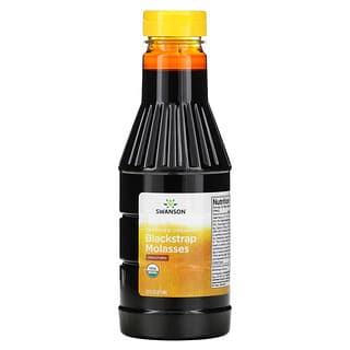 Swanson, Certified Organic Blackstrap Molasses, Unsulfured, 16 fl oz (473 ml)