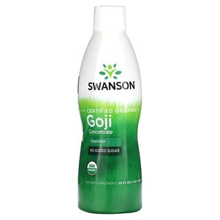 Swanson, Concentrado de goji orgánico certificado`` 946 ml (32 oz. Líq.)