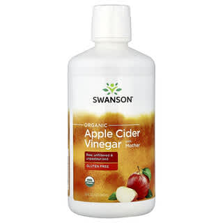 Swanson, Organic Apple Cider Vinegar with Mother, 32 fl oz (946 ml)