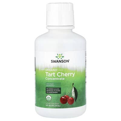 Swanson, Organic Tart Cherry Concentrate, 16 fl oz (473 ml)