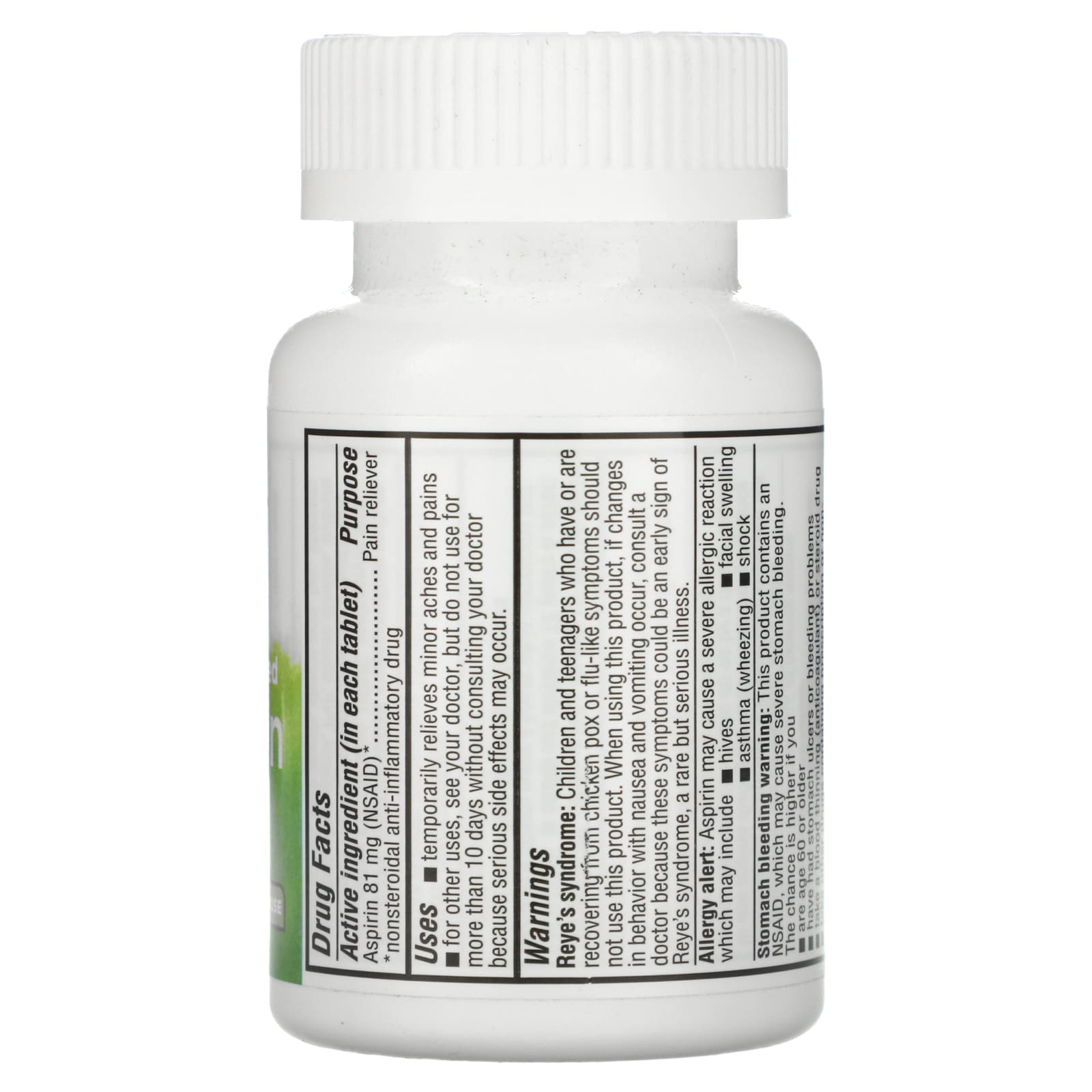 Swanson, Enteric Coated Aspirin, 81 mg, 360 Tablets