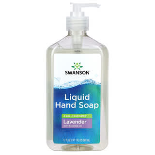 Swanson, Liquid Hand Soap, Lavender, 17 fl oz (503 ml)