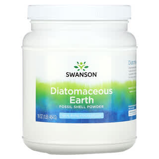 Swanson, Diatomaceous Earth, Fossil Shell Powder, 1 lb (454 g)