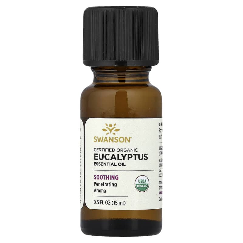 認定オーガニック ユーカリエッセンシャルオイル、15ml（0.5液量オンス）