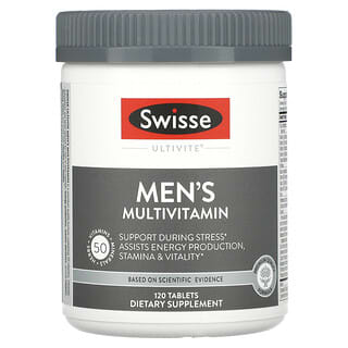 Swisse, Ultivite, мультивитамины для мужчин, 120 таблеток