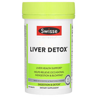Swisse, Ultiboost, Desintoxicación hepática, 180 comprimidos
