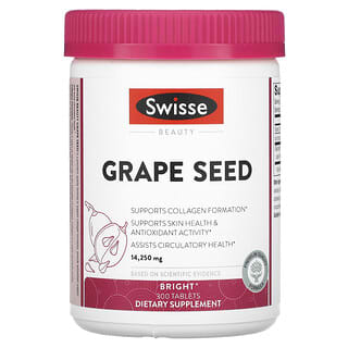 Swisse, Grape Seed, 14,250 mg, 300 Tablets