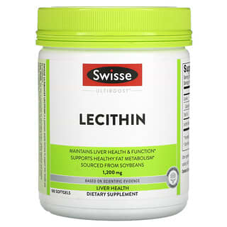 Swisse, Ultiboost, Lecitina, 1.200 mg, 180 Cápsulas