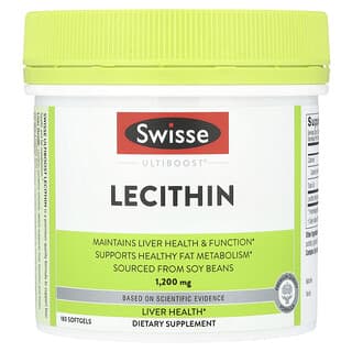 Swisse, Ultiboost®, Lecitina, 6.000 mg, 180 Cápsulas (1.200 mg por Cápsula)