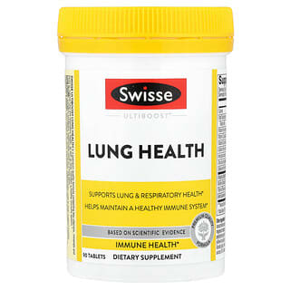 Swisse, Ultivite, ondersteuning voor de gezondheid van de longen, 90 tabletten