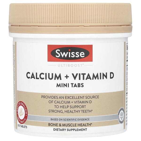 Swisse, Ultiboost® 迷你鈣 + 維生素 D 片，300 片