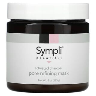 Sympli Beautiful, Máscara de Beleza de Carvão Ativado para Tratamento dos Poros, 113 ml (4 fl oz)
