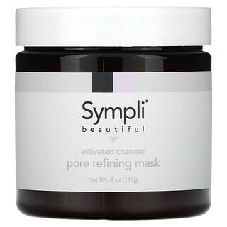 Sympli Beautiful, Máscara de Beleza de Carvão Ativado para Tratamento dos Poros, 113 ml (4 fl oz)