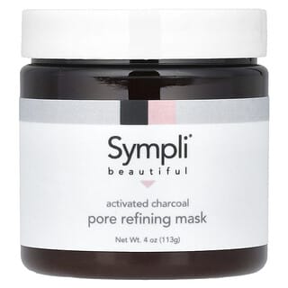 Sympli Beautiful, Activated Charcoal Pore Refining Beauty Mask, porenverfeinernde Beauty-Maske mit Aktivkohle, 113 g (4 oz.)