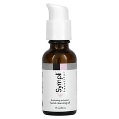 Sympli Beautiful, Illuminating Antioxidant Facial Cleansing Oil, with Argan, Marula, Rosehip & Orange Oil, 1 fl oz (30 ml)