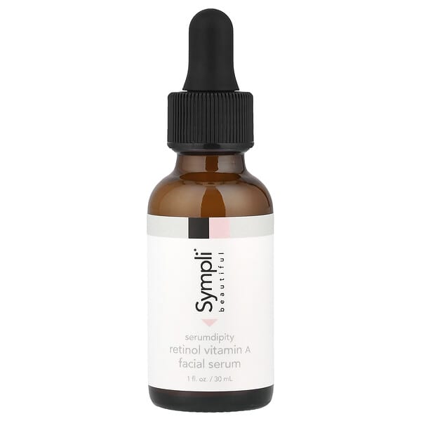 Sympli Beautiful, Serumdipity, Retinol Vitamin A Facial Serum, 1 fl oz (30 ml)