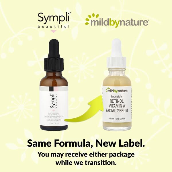 Sympli Beautiful, Serumdipity, Retinol Vitamin A Facial Serum, 1 fl oz (30 ml)