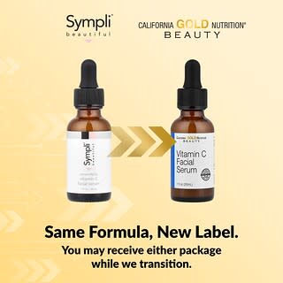 سيمبلي بيوتيفول‏, Serumdipity، مصل الوجه المقاوم لعلامات الشيخوخة الغني بفيتامين جـ، 1 أونصة سائلة (30 مل)