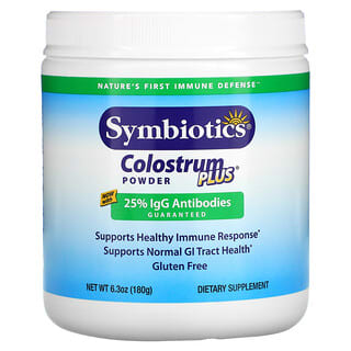 Symbiotics, Colostrum Plus, poudre, 180 g (6,3 oz)