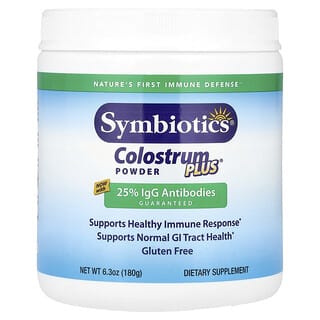 Symbiotics, Colostrum Plus®, Calostro en polvo, 180 g (6,3 oz)