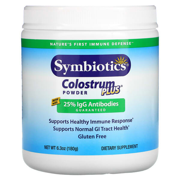 Symbiotics, Colostrum Plus（初乳プラス）、粉末、180g（6.3オンス）