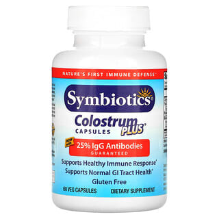 Symbiotics, Colostrum Plus, 60 capsules végétales