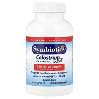 Symbiotics, Colostrum Plus, 60 Veg Capsules