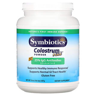 Symbiotics, Colostrum Plus，粉，1.3 磅（597 克）