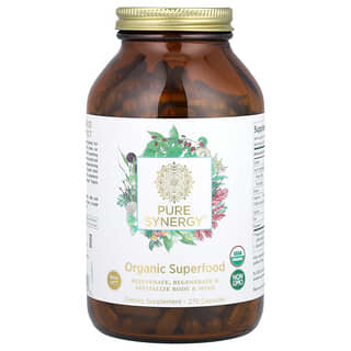 Pure Synergy, Organic Superfood, 270 Capsules