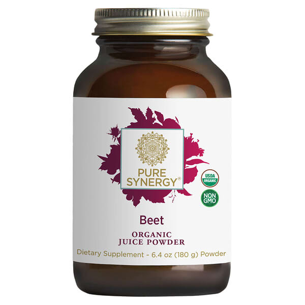 Pure Synergy, Beet, Organic Juice Powder, 6.4 oz (180 g) — product photo 1