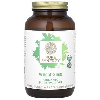 Pure Synergy, Органический сок в порошке, ростки пшеницы, 150 г (5,3 унции)