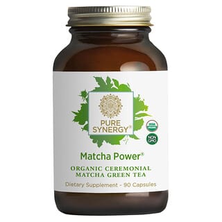 Pure Synergy, Matcha Power, 90 cápsulas (500 mg por cápsula)