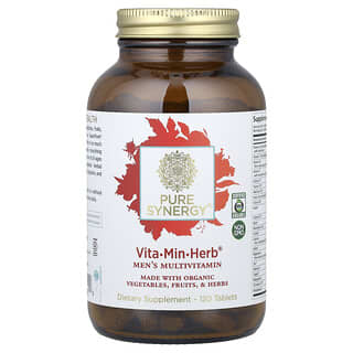 Pure Synergy, Vita-Min-Herb, Men's Multivitamin, 120 Tablets