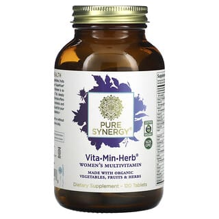 Pure Synergy, Vita-Min-Herb, мультивитамины для женщин, 120 таблеток