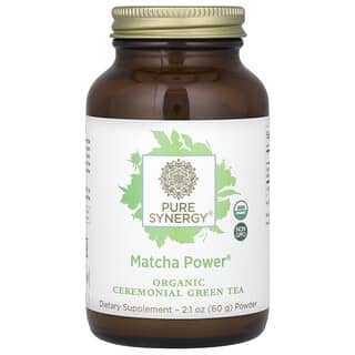 Pure Synergy, Matcha Power, Suplemento de matcha en polvo, 60 g (2,1 oz)