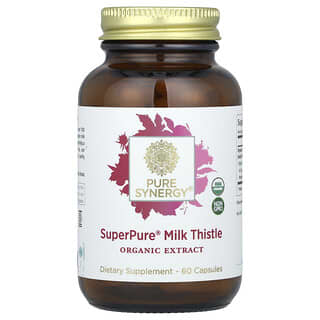 Pure Synergy, SuperPure, розторопша, 60 капсул