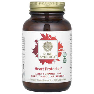 Pure Synergy, Heart Protector, пищевая добавка для поддержки здоровья сердца, 60 капсул