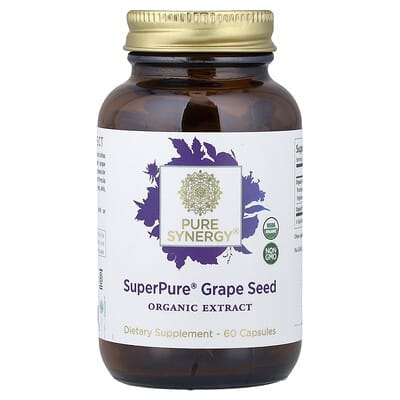Pure Synergy, SuperPure® Grape Seed, 60 Capsules