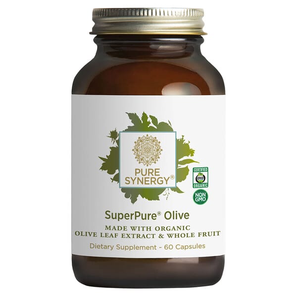 Pure Synergy, SuperPure Olive Organic Extract, 60 Capsules — product photo 1