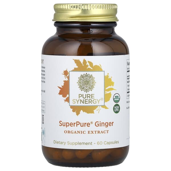 Pure Synergy SuperPure® Ginger, 60 Capsules